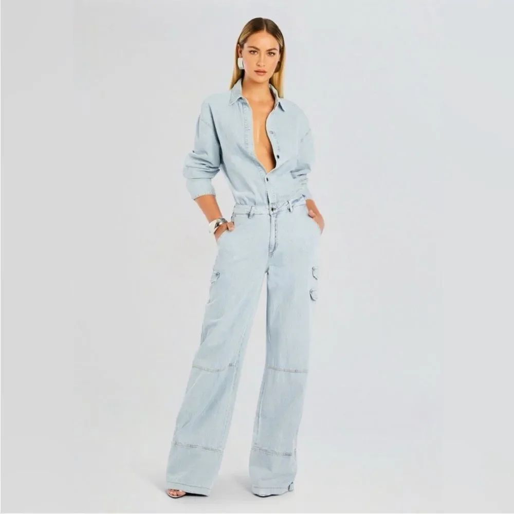 Retrofete Russo Denim Jumpsuit Relaxed Fit XXS NWT $498